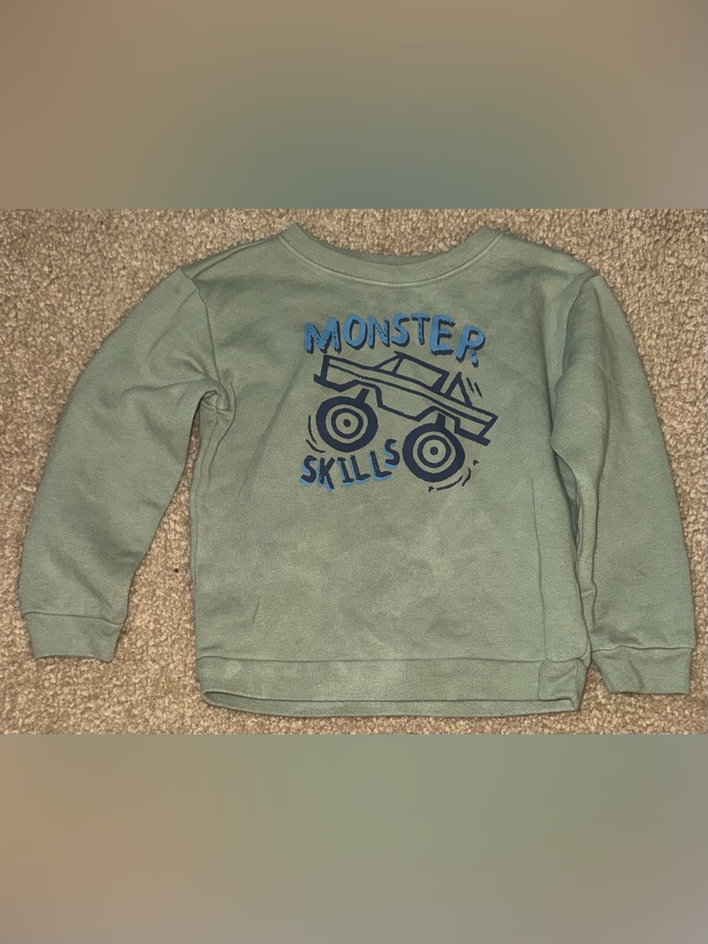 Garanimals Light Green 'Monster Skills' Pullover Sweatshirt